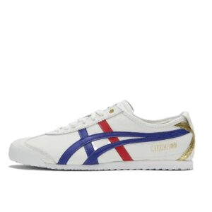 Kakobuy Onitsuka Tiger EspadrillesWhite Blue Red Gold Label-Original Shoe Quality Genuine Leather