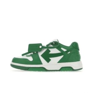 Kakobuy off-whtitle Arrowhead Symbol Vintage Sneakers White-Green