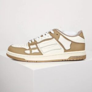 Kakobuy AmiriSkeleton Low-Skel top Sneakers khaki Bones