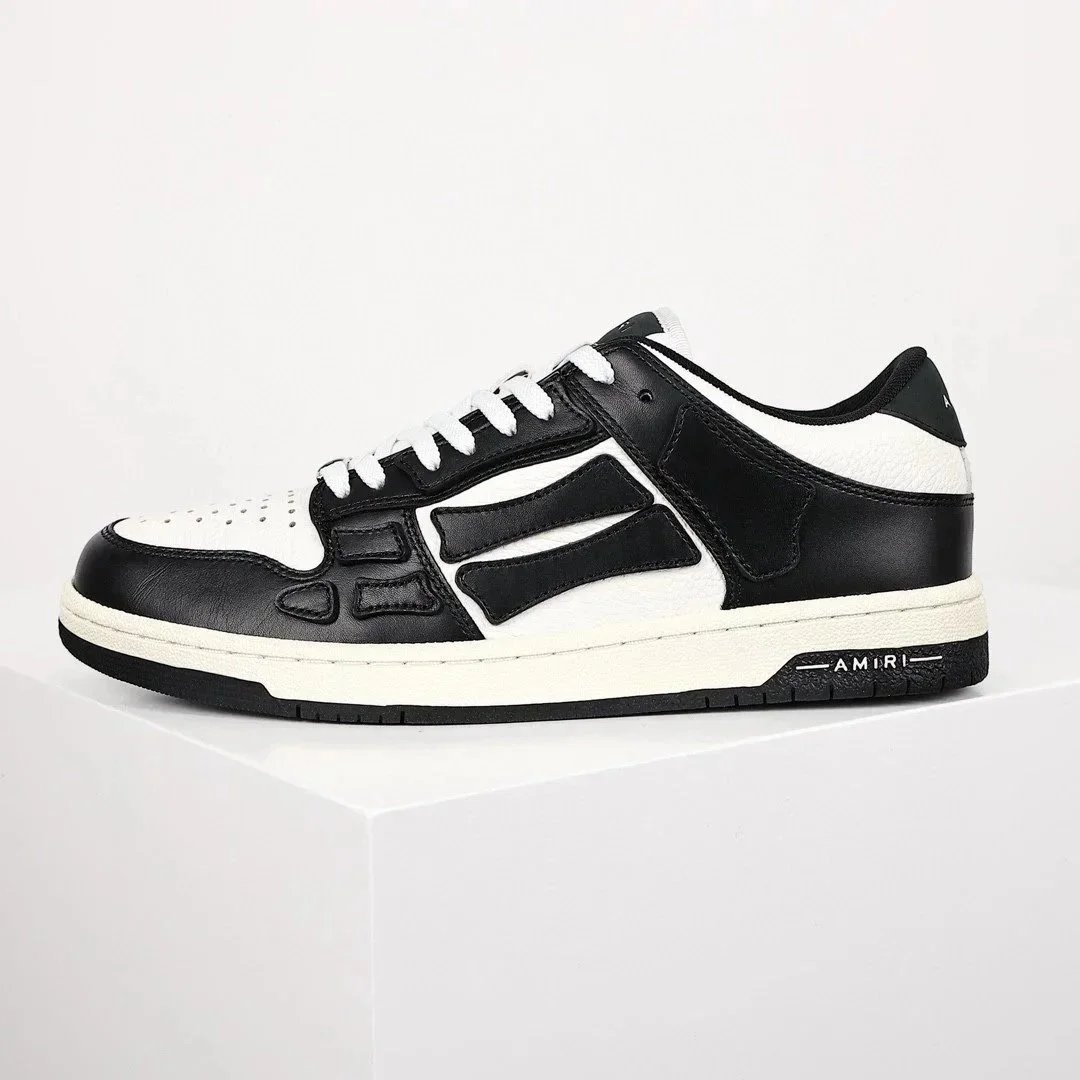 - Kakobuy AmiriSkeleton Low-Skel top Sneakers Black bone