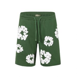 Kakobuy DENIM TEARS Foam Printed High Street Shorts Green