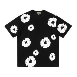 Kakobuy DENIM TEARS Foam Printed High Street Short Sleeve Black