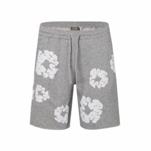 Kakobuy DENIM TEARS Foam Printed High Street Shorts Grey