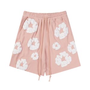 Kakobuy DENIM TEARS Foam Printed High Street Shorts Pink