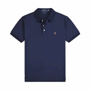 Kakobuy Ralph Lauren Henley Collar Embroidered Logo T-ShirtRoyal Blue