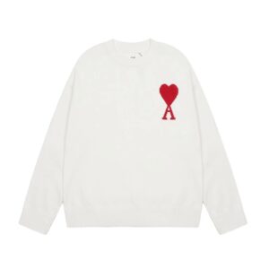 Kakobuy Ami Big Heart Classic Jacquard Sweater