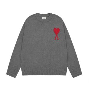 Kakobuy Ami Big Heart Classic Jacquard Sweater