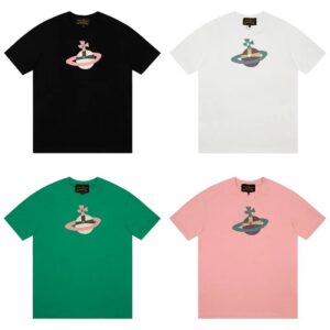 Kakobuy Vivienne Westwood short sleeve t-shirt planet big logo