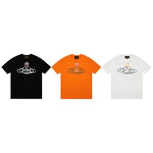 Kakobuy Vivienne Westwood Cotton Short Sleeve T-Shirt UFO Planet Colors