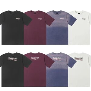 Kakobuy Balenciaga T-shirt Coca-Cola printed wave logo gradient color