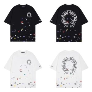Kakobuy ChromeHearts T-shirt ink color printing horseshoe print logo