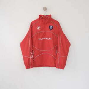 Kakobuy Supreme ReflectivePipingPullover3M red