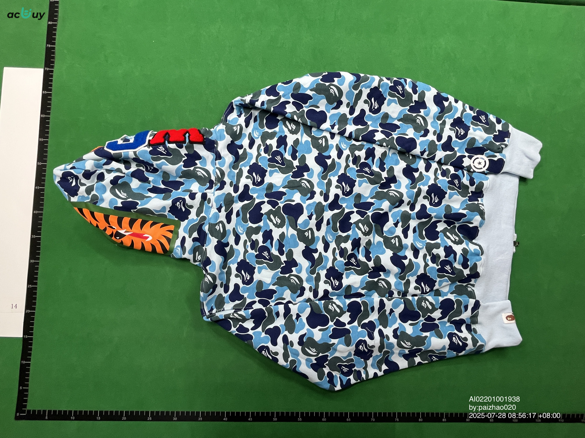- Kakobuy Bape Shark Head Multicolor Hoodie