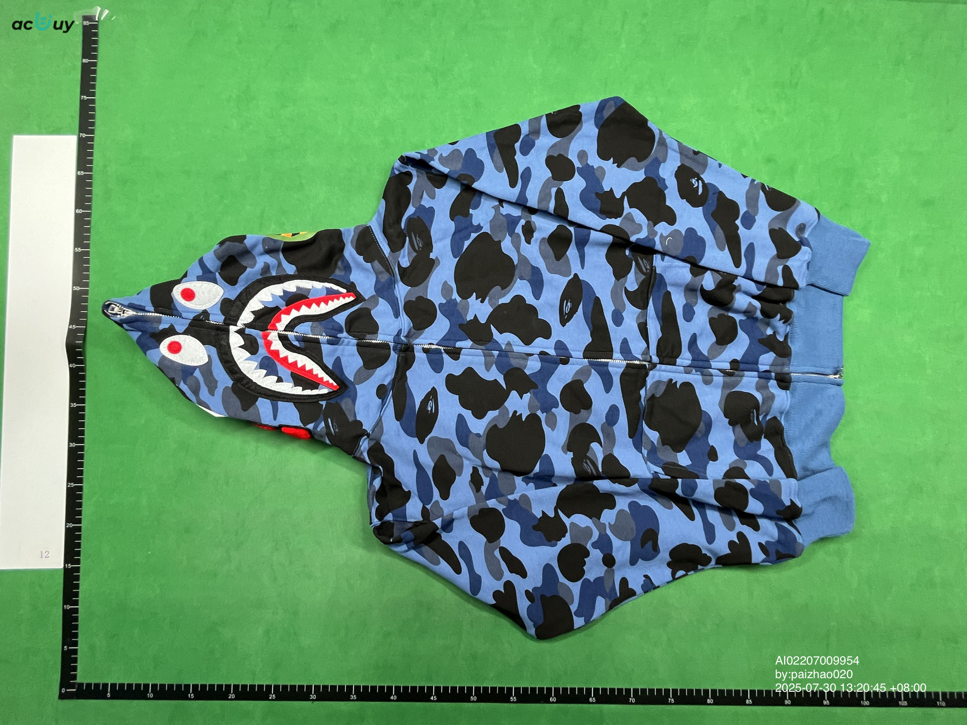 - Kakobuy Bape Shark Head Multicolor Hoodie