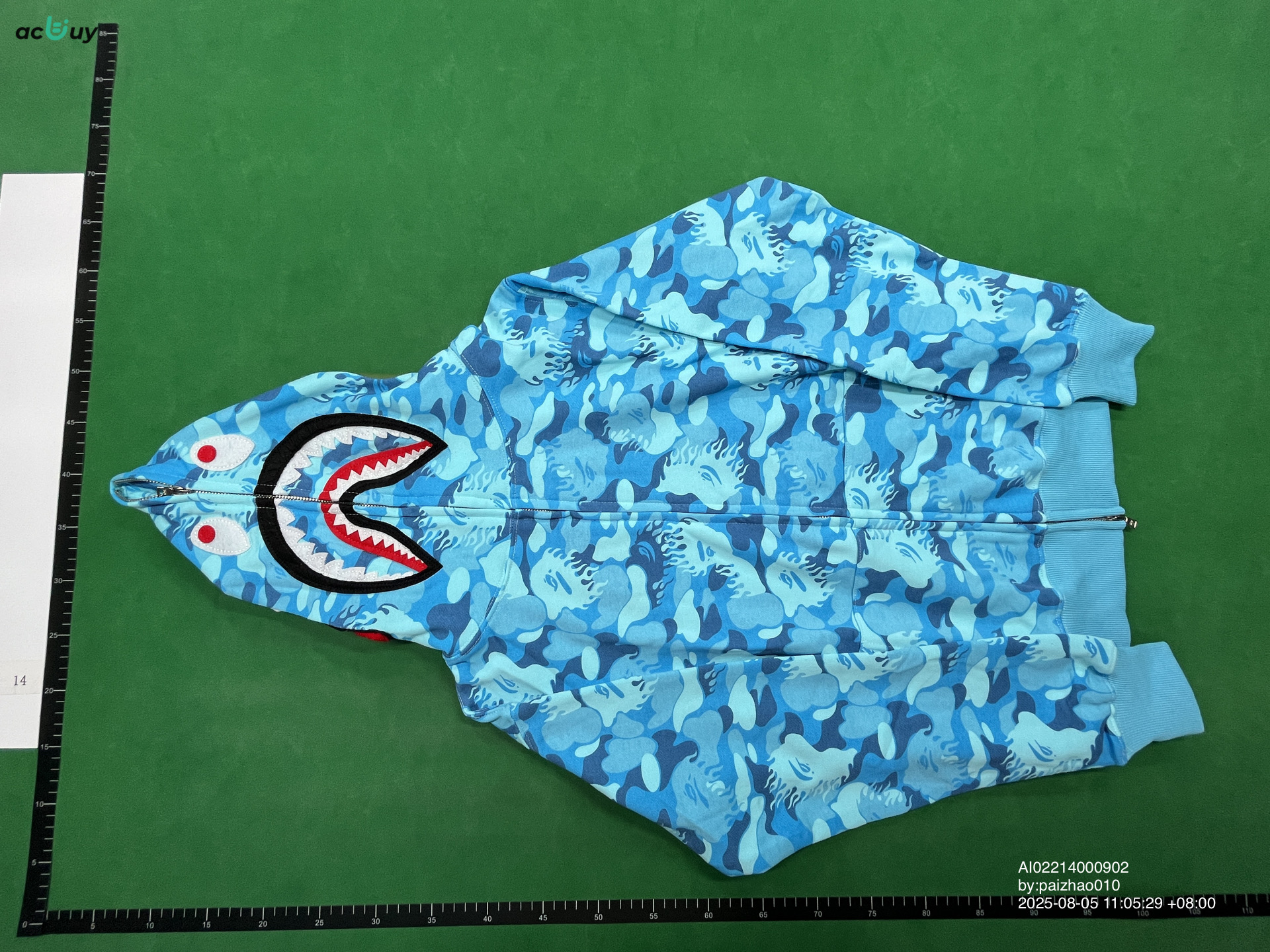 - Kakobuy Bape Shark Head Multicolor Hoodie