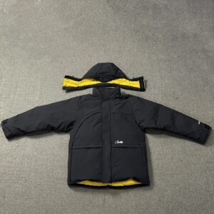 Kakobuy Winter New Arrival Corteiz Printed Long Hooded Warm Down Jacket