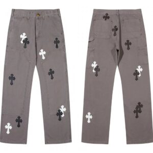 Kakobuy Chrome Hearts Cross Denim Patch Jeans