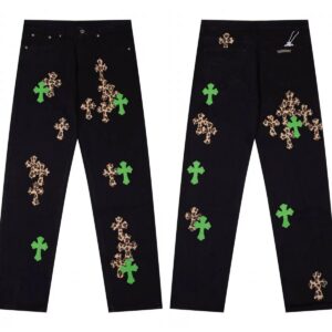 Kakobuy Chrome Hearts Cross Denim Patch Jeans