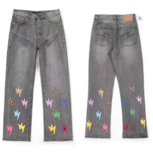 Kakobuy Chrome Hearts Cross Denim Patch Jeans