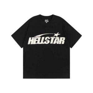 Kakobuy Hellstar High Street American Street Hip Hop Peplum Printed Short Sleeve T-Shirt