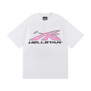 Kakobuy Hellstar High Street American Street Hip Hop Peplum Printed Short Sleeve T-Shirt