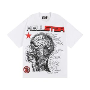 Kakobuy Hellstar High Street American Street Hip Hop Peplum Printed Short Sleeve T-Shirt