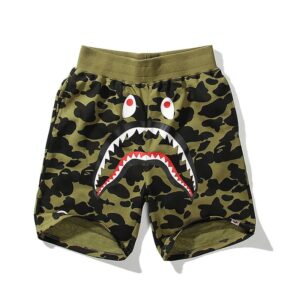 Kakobuy bape shark camouflage casual shorts