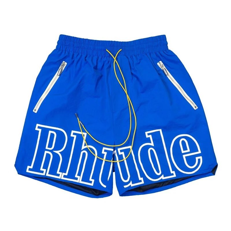 - Kakobuy RHUDE Reflective Alphabet Print Beach Shorts