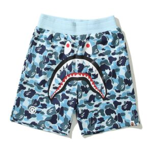 itaobuy bape shark camouflage casual shorts