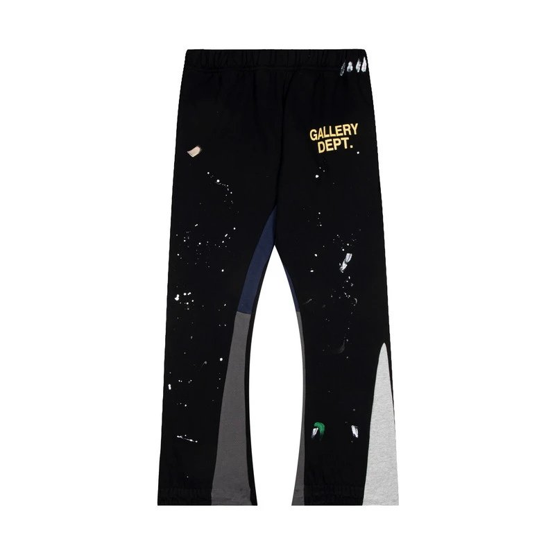 - Kakobuy GalleryDept Hand-Painted Ink Splattered Flare Trousers
