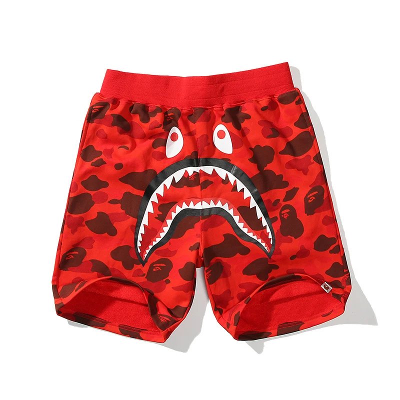 - Kakobuy bape shark camouflage casual shorts