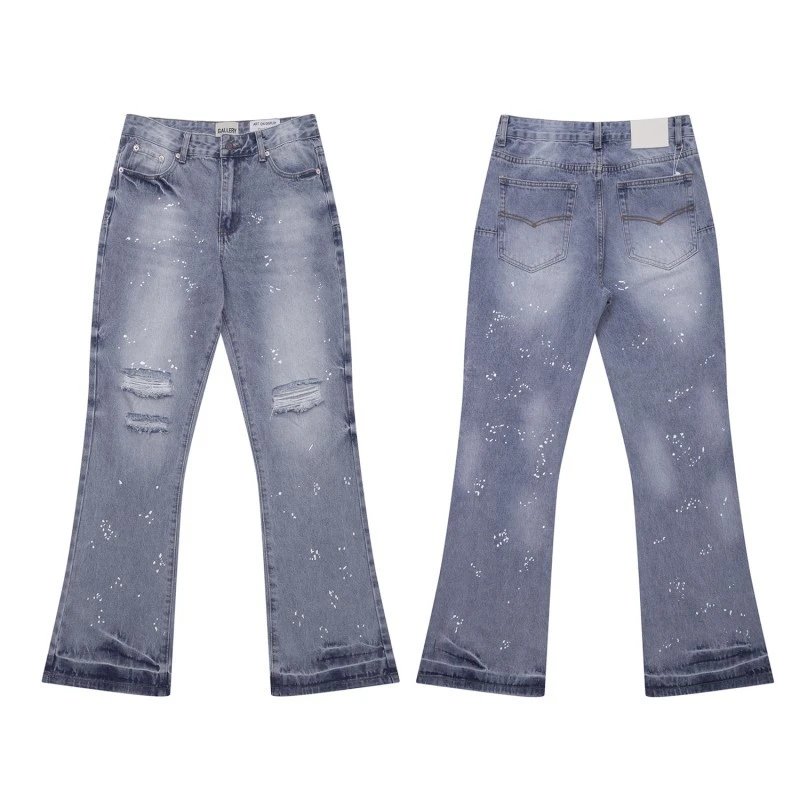 - Kakobuy Gallerydept Vintage Aged Inked Jeans