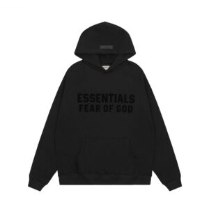 Kakobuy FOG Double-Layer ESSENTIALS Hoodie with 4D Velvet Letter Print