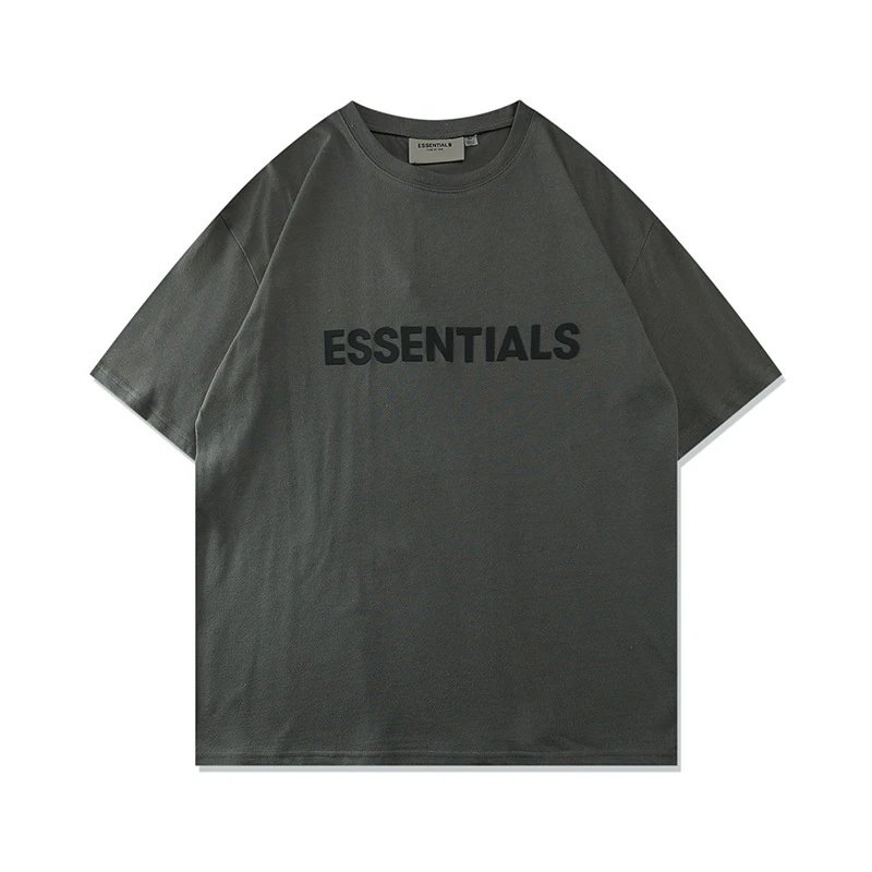 - Kakobuy FOG New ESSENTIALS Silicone Letter T-Shirt with "FEAR OF GOD" on the Chest