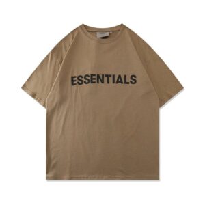 Kakobuy FOG New ESSENTIALS Silicone Letter T-Shirt with "FEAR OF GOD" on the Chest