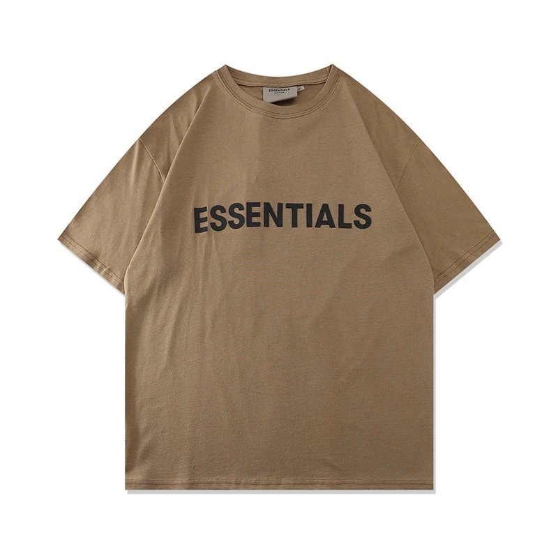 - Kakobuy FOG New ESSENTIALS Silicone Letter T-Shirt with "FEAR OF GOD" on the Chest
