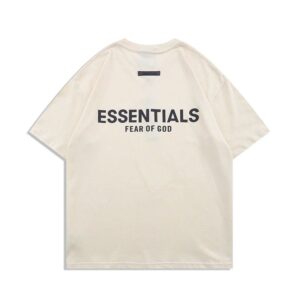 Kakobuy FOG New ESSENTIALS Silicone Letter T-Shirt with "FEAR OF GOD" on the Chest