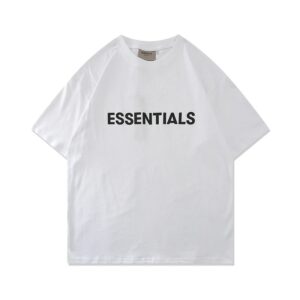 Kakobuy FOG New ESSENTIALS Silicone Letter T-Shirt with "FEAR OF GOD" on the Chest