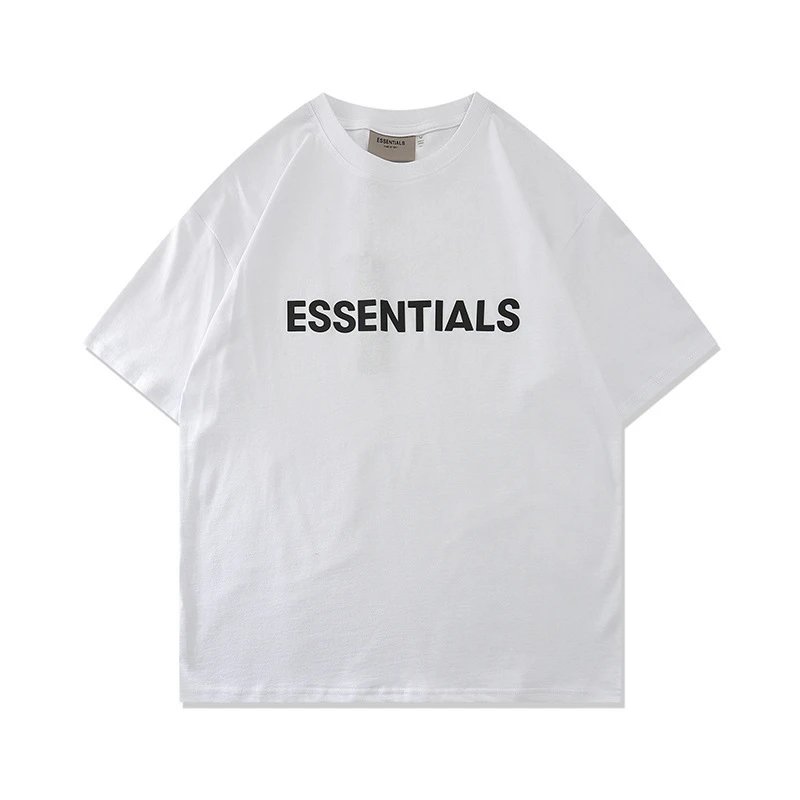 - Kakobuy FOG New ESSENTIALS Silicone Letter T-Shirt with "FEAR OF GOD" on the Chest