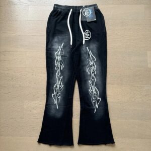 Kakobuy Hell Star Washed Vintage Hoodie Unisex Couples Sweatshirt Set