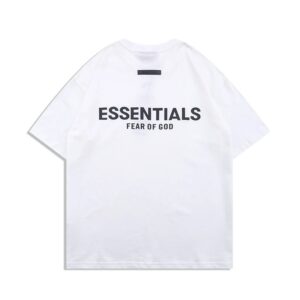 Kakobuy FOG New ESSENTIALS Silicone Letter T-Shirt with "FEAR OF GOD" on the Chest