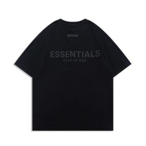 Kakobuy FOG New ESSENTIALS Silicone Letter T-Shirt with "FEAR OF GOD" on the Chest