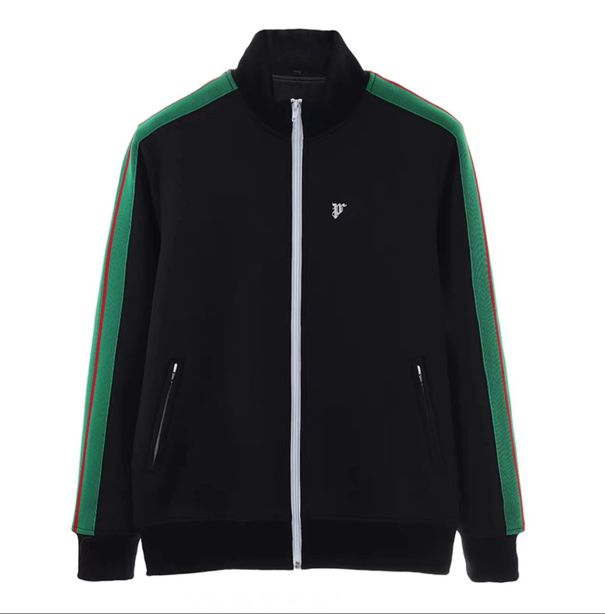 - Kakobuy Palm Angel Rainbow Side Stripe Classic Retro Style Loose-Fit Solid Color Sportswear Fashion School Uniform