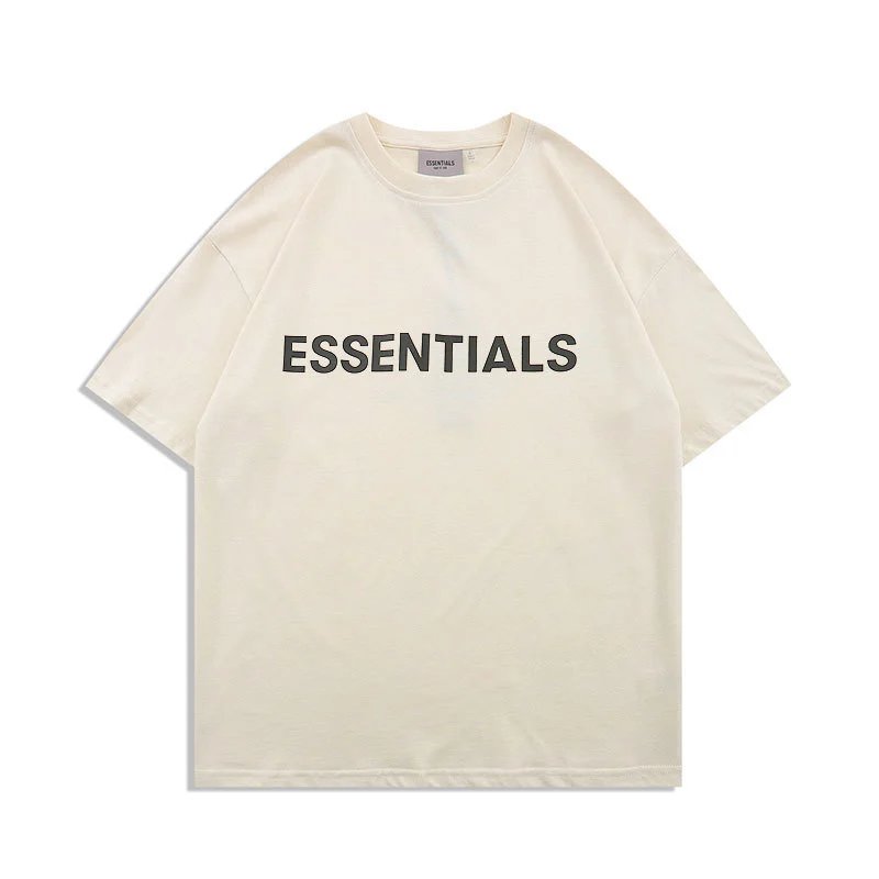 - Kakobuy FOG New ESSENTIALS Silicone Letter T-Shirt with "FEAR OF GOD" on the Chest