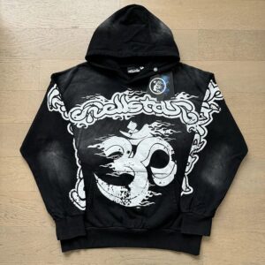 Kakobuy Hell Star Washed Vintage Hoodie Unisex Couples Sweatshirt Set