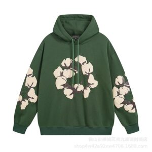 Kakobuy DENIM TEARS letter foam print fleece hoodie sweatshirt