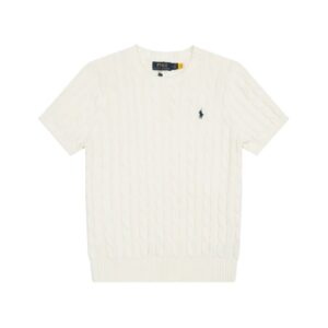 Kakobuy Ralph Lauren Embroidered Pony Logo Cable-Knit Round Neck Sweater