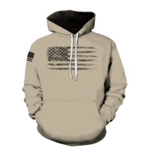 Kakobuy New 3D printed American flag pattern fashion sweatshirt