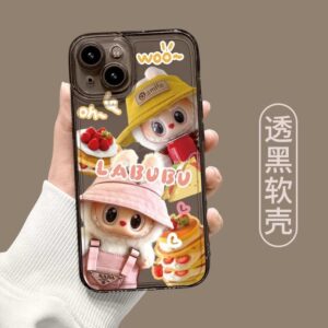 Kakobuy LABUBU Apple Silicone Phone Case