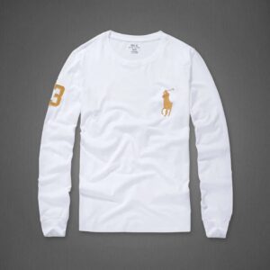 Kakobuy Ralph Lauren Long Gold Label Round Neck 102% Cotton Embroidered Horse Logo Polo Shirt